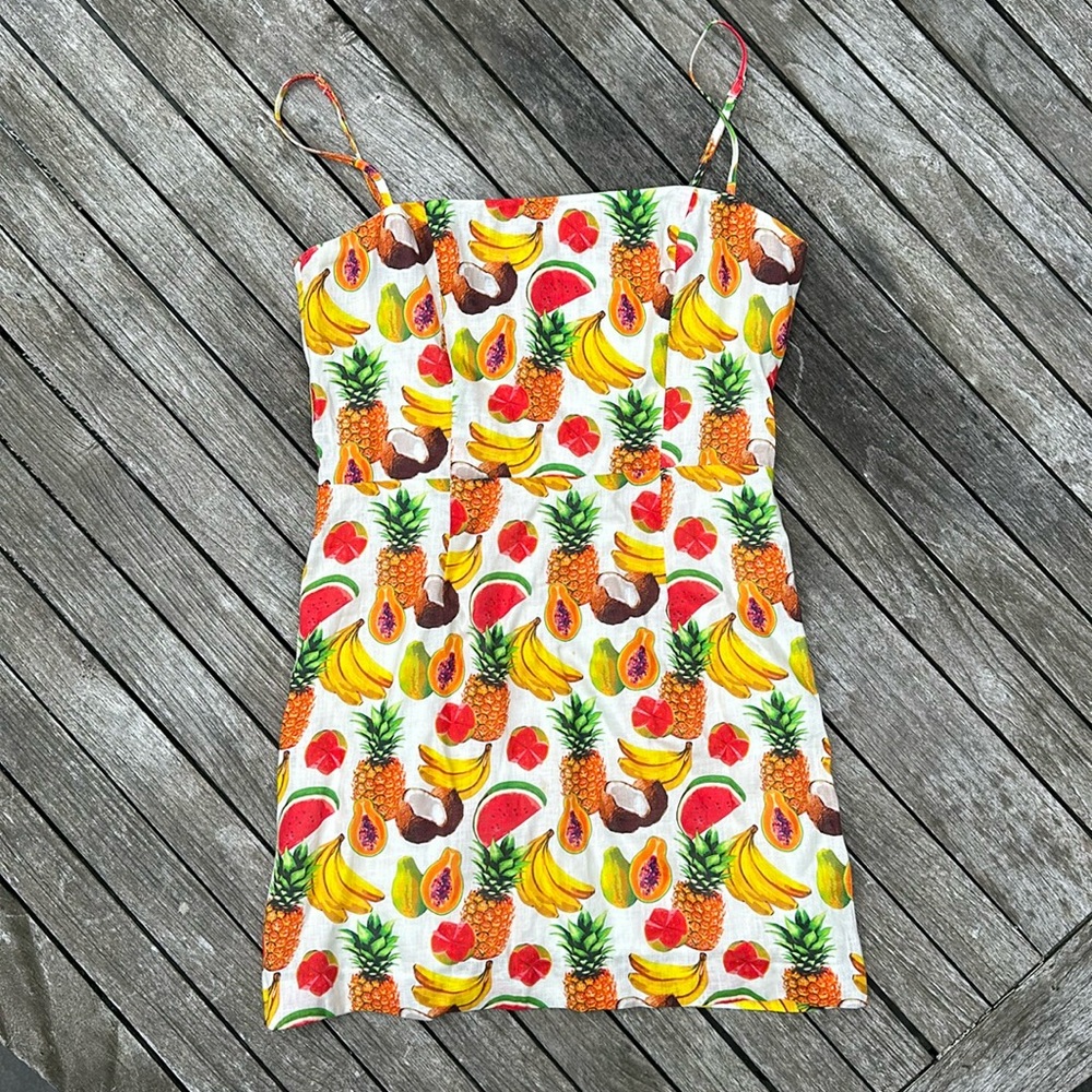 Cools Club Fruit Pattern mini dress